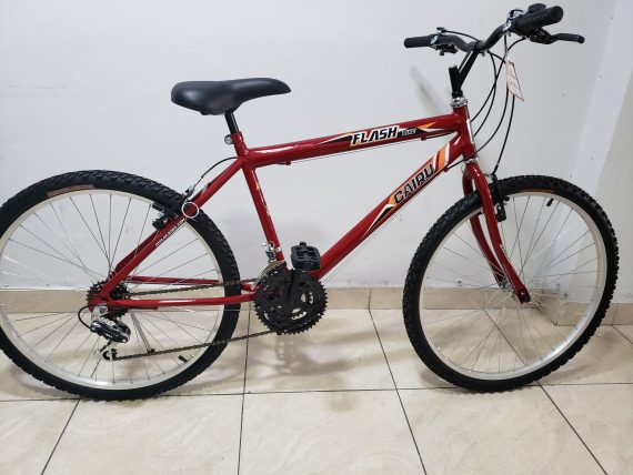 Bicicleta Aro 26 Masculina 21 Marchas Flash Pop Bike - Cairu - Vermelho ...