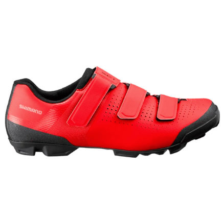 Sapatilha de Ciclismo Shimano SH-XC100 MTB - Vermelha