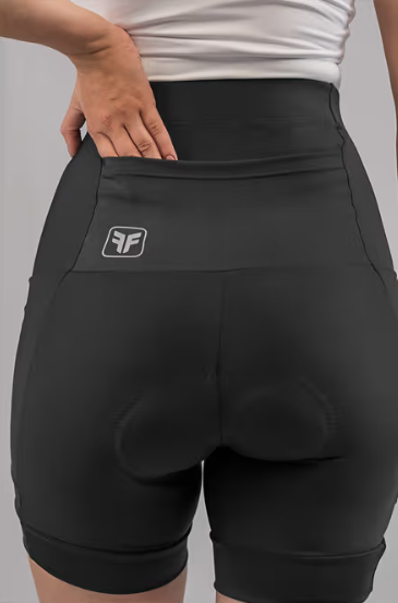 Bermuda Ciclismo Feminina Free Force Basic - Preto