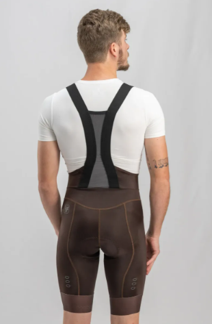 Bretelle Ciclismo Masculino Traning  Free Force - Marron