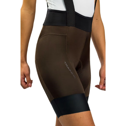 Bretelle Ciclismo Feminino Traning  Free Force - Marron