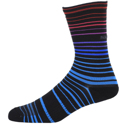 Meia de Ciclismo Shimano Performance - Preto e Azul