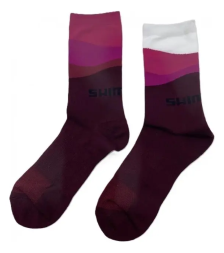 Meia de Ciclismo Shimano Performance - Roxo Rosa