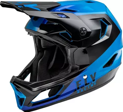 Capacete Fly Racing Rayce Full-face - Azul Preto