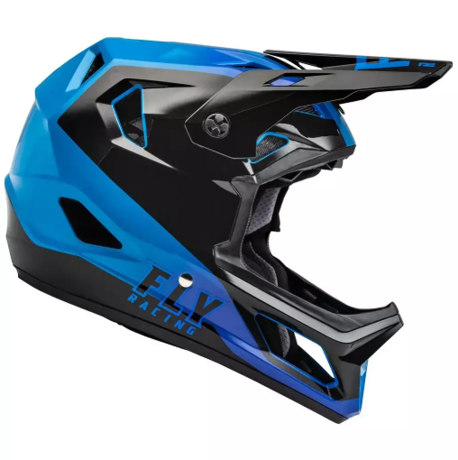 Capacete Fly Racing Rayce Full-face - Azul Preto