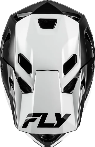 Capacete Fly Racing Rayce Full-face - Branco Preto
