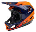 Capacete Fly Racing Rayce Full-face - Laranja Azul