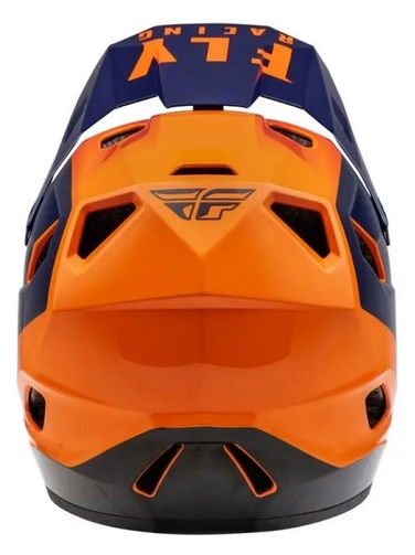 Capacete Fly Racing Rayce Full-face - Laranja Azul