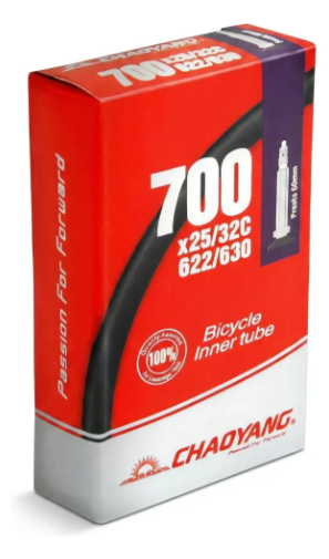 Câmara De Ar Chaoyang 700x25/32 Válvula Presta 48mm