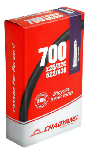 Câmara De Ar Chaoyang 700x25/32 Válvula Presta 60mm