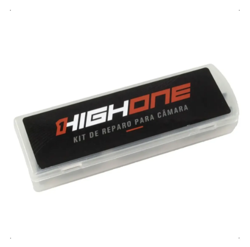 Kit Reparo Pneu Bicicleta High One 6 Peças Remendo Autoadesivo