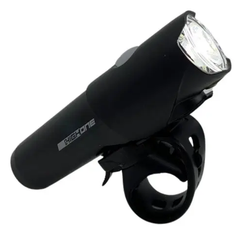 Farol Bike High One 800 Lumens Led Recarregável Usb 5 funções