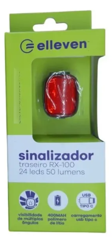 Sinalizador Elleven Traseiro Rx-100 24 Leds 50 Lumens