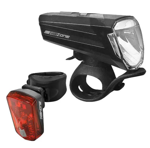 Kit Farol e Vista Light High One LED 3 Funções USB