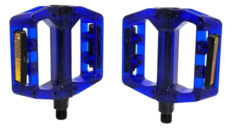 Pedal Plataforma 9/16 Acrílico - Azul