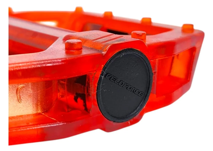 Pedal Plataforma 9/16 Acrílico - Vermelho