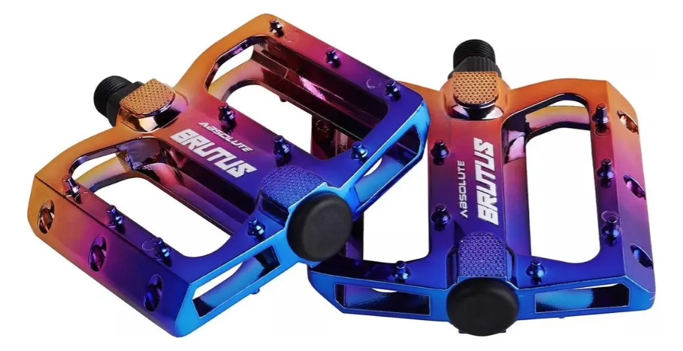 Pedal Plataforma Absolute Brutus Flat 9/16 - Oil Slick