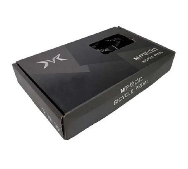 Pedal Plataforma Aluminio Eixo Cro-Mo - MPEDA - Preto