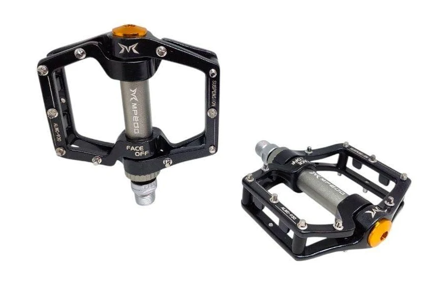 Pedal Plataforma 9/16 MPEDA CNC - Preto