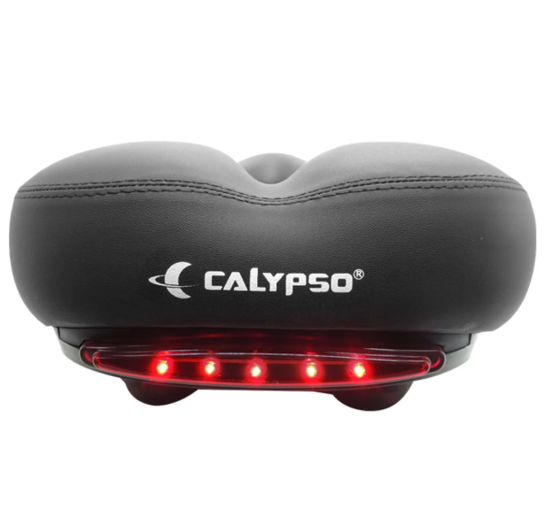 Selim Calypso Comfort Light Vazado com Led 2 Molas