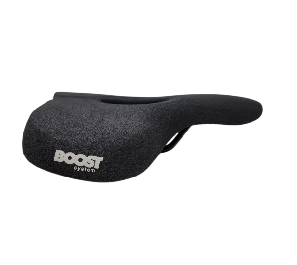 Selim conforto vazado tipo boost 250mmx208mm - Preto