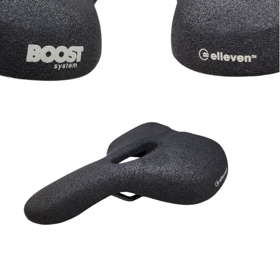 Selim conforto vazado tipo boost 250mmx208mm - Preto