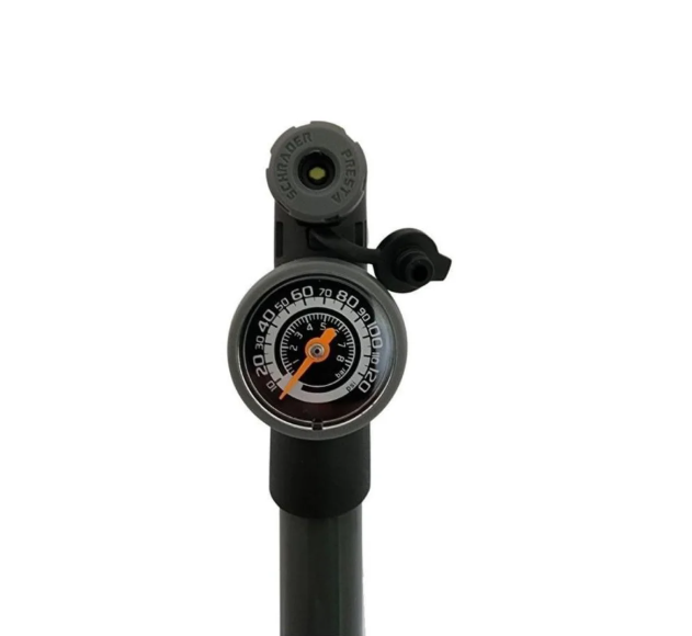 Bomba Mini Bico Automático 120psi Ergonômico com Manômetro