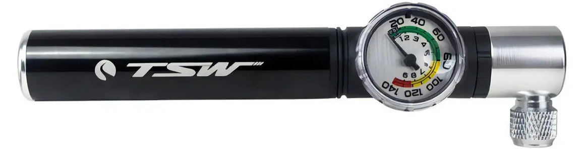 Mini Bomba De Ar Tsw Com Manômetro
