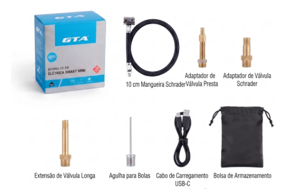 Compressor Gta Bomba De Ar Elétrica Smart