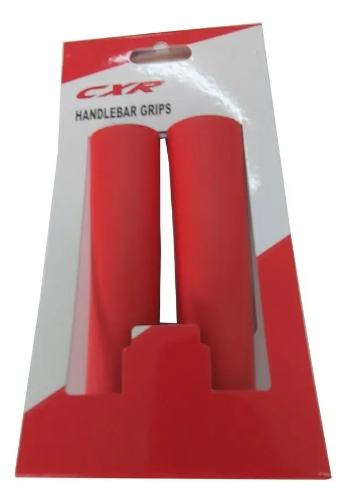 Manopla Luva Punho Bicicleta Bike CXR Silicone - Vermelho
