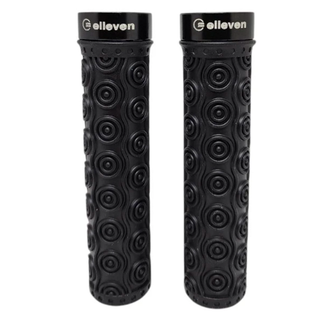 Manopla de Bicicleta Elleven Silicone - Preto