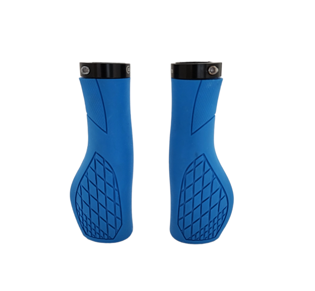Manopla Elleven Confort Ergonimica 130mm com trava - Azul