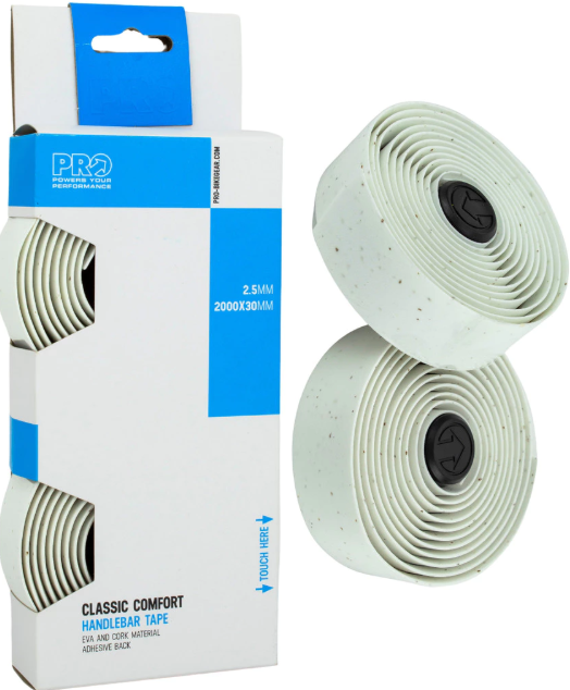 Fita de Guidão de Bicicleta Shimano PRO Classic Comfort - Branco